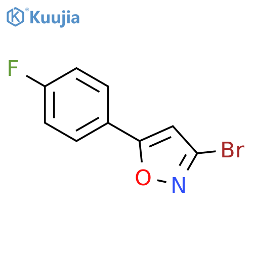 3-Bromo-5-(4-fluorophenyl)isoxazole structure