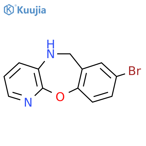8-Bromo-5,6-dihydropyrido[2,3-b][1,4]benzoxazepine structure