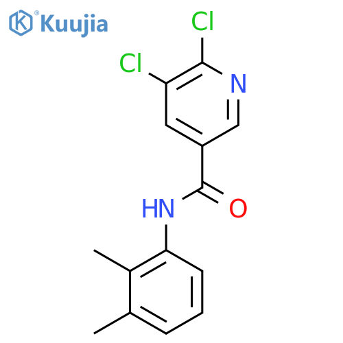 5,6-Dichloro-N-(2,3-dimethylphenyl)pyridine-3-carboxamide structure
