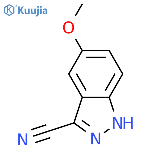 5-methoxy-1H-indazole-3-carbonitrile structure