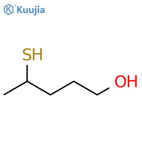4-sulfanylpentan-1-ol structure