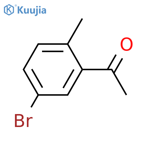 1-(5-bromo-2-methylphenyl)ethan-1-one structure