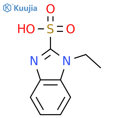 1-ethyl-1H-1,3-benzodiazole-2-sulfonic acid structure