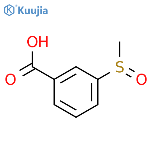 3-methanesulfinylbenzoic acid structure