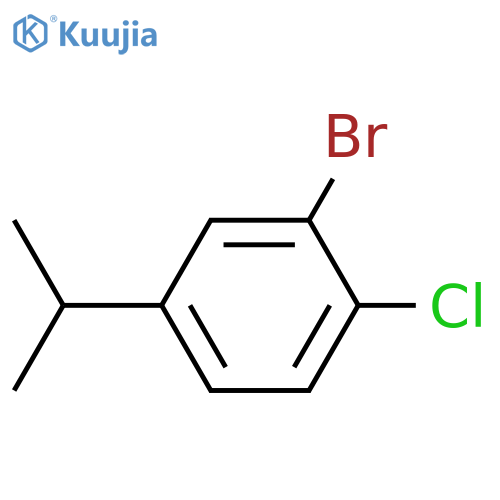 2-Bromo-1-chloro-4-isopropylbenzene structure