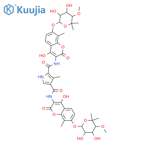 Coumermycin D4 structure