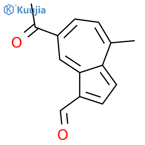 13-Nor-11-oxo-1,3,5,7,9-guaiapentaen-15-al structure