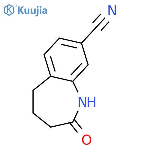 2-oxo-2,3,4,5-tetrahydro-1H-benzobazepine-8-carbonitrile structure