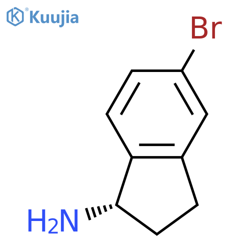 (1S)-5-bromoindan-1-amine structure