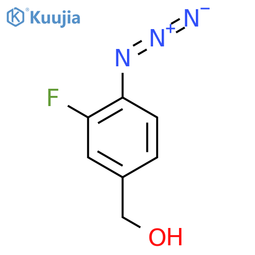 4-Azido-3-fluorobenzenemethanol structure