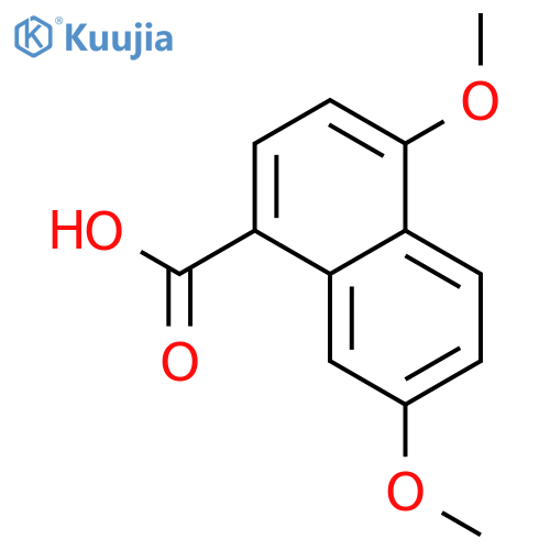 1-Naphthalenecarboxylicacid, 4,7-dimethoxy- structure