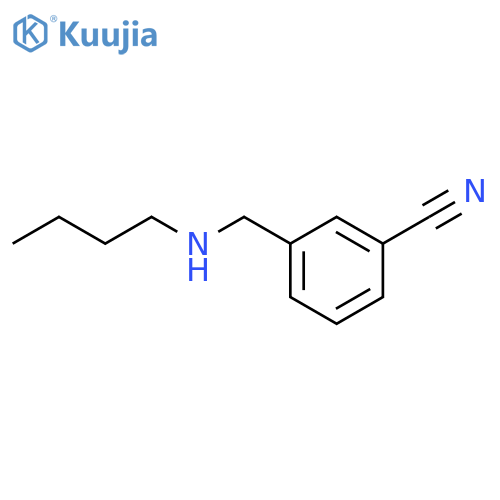 3-(butylamino)methylbenzonitrile structure