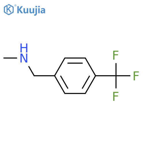 N-methyl-1-[4-(trifluoromethyl)phenyl]methanamine structure