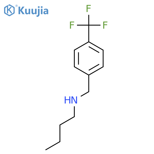 N-[4-(trifluoromethyl)benzyl]butan-1-amine structure