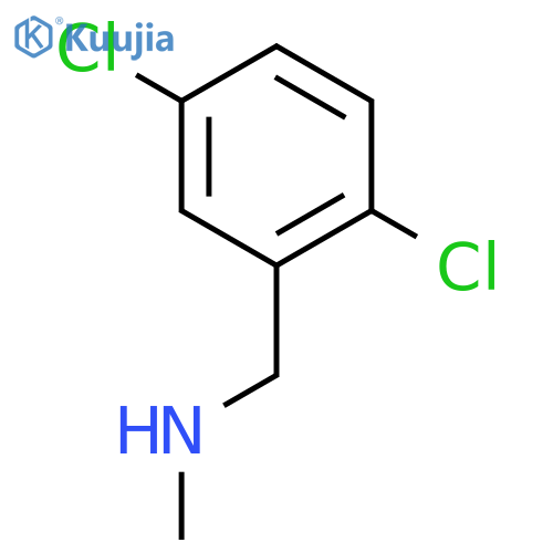 (2,5-dichlorophenyl)methyl(methyl)amine structure
