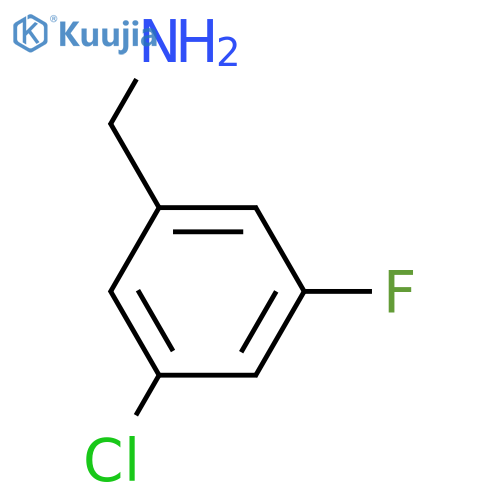3-Chloro-5-fluorobenzylamine structure