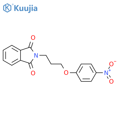 1H-Isoindole-1,3(2H)-dione, 2-[3-(4-nitrophenoxy)propyl]- structure