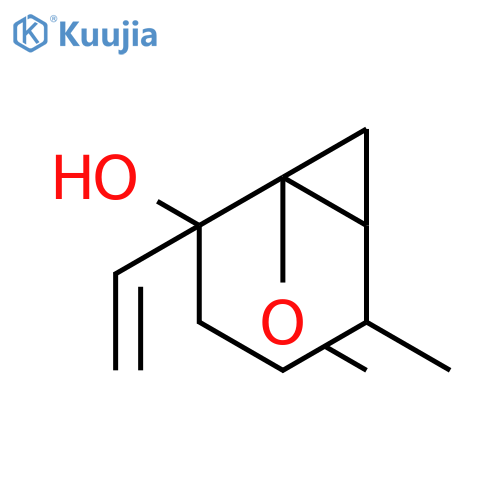 2-Ethenyl-1-methoxy-5-methylbicyclo[4.1.0]heptan-2-ol structure