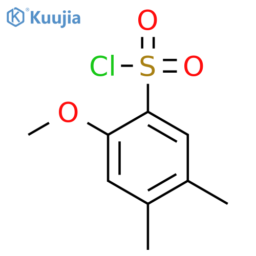 2-Methoxy-4,5-dimethylbenzenesulfonyl chloride structure