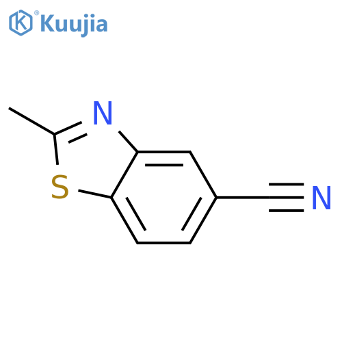 2-Methylbenzodthiazole-5-carbonitrile structure
