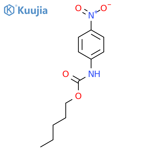 Carbamic acid, (4-nitrophenyl)-, pentyl ester structure