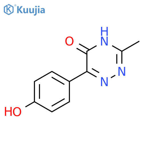 6-(4-Hydroxyphenyl)-3-methyl-4,5-dihydro-1,2,4-triazin-5-one structure