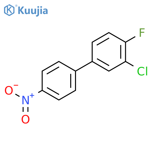2-Chloro-1-fluoro-4-(4-nitrophenyl)benzene structure