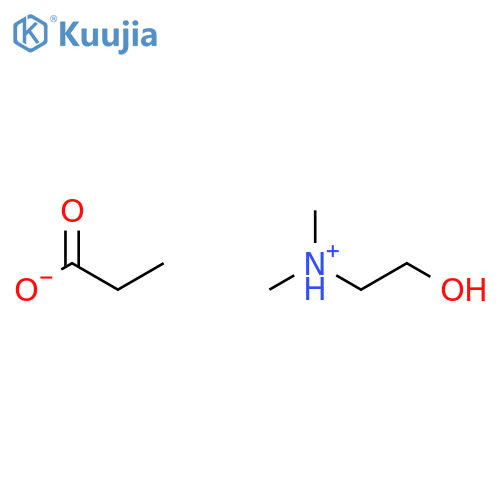 2-(Dimethylamino)ethanol;propanoic acid structure