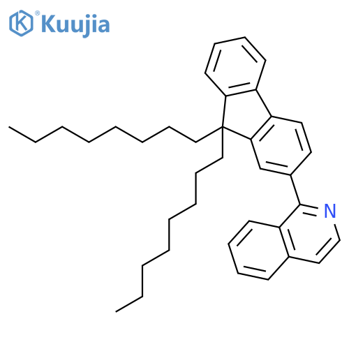 1-(9,9-Dioctyl-9H-fluoren-2-yl)isoquinoline structure