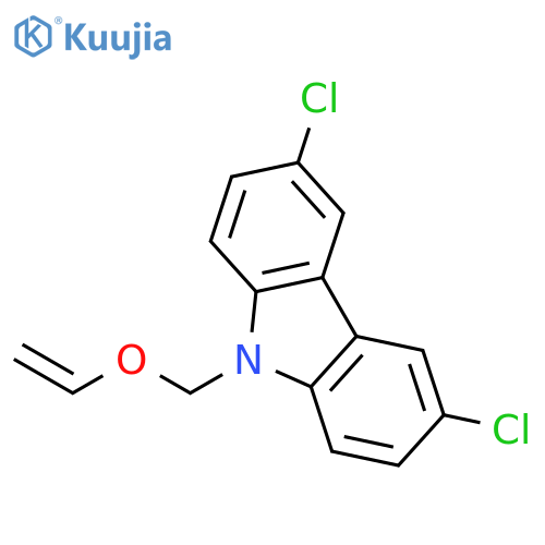 9H-Carbazole, 3,6-dichloro-9-[(ethenyloxy)methyl]- structure