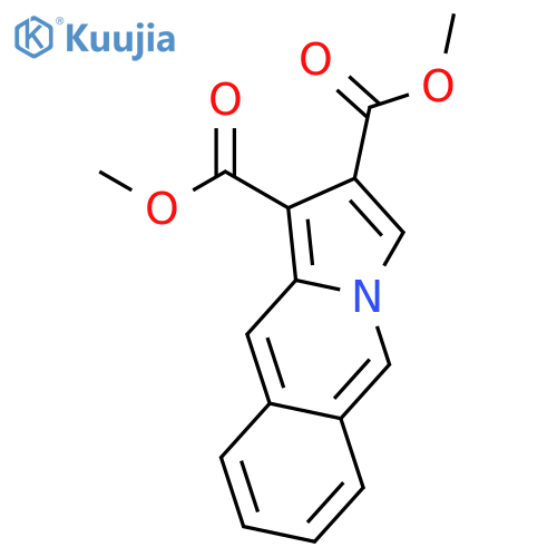 Dimethyl pyrrolo[1,2-b]isoquinoline-1,2-dicarboxylate structure