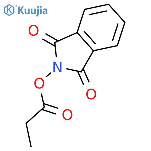 1H-Isoindole-1,3(2H)-dione, 2-(1-oxopropoxy)- structure