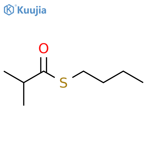 Propanethioic acid, 2-methyl-, S-butyl ester structure