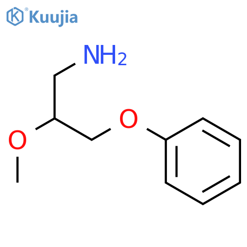 2-methoxy-3-phenoxypropan-1-amine structure