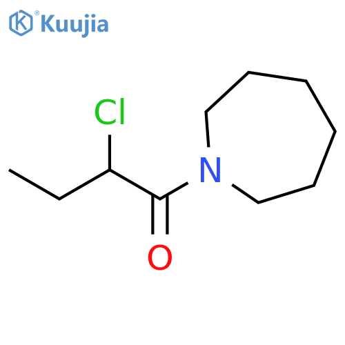 1-(azepan-1-yl)-2-chlorobutan-1-one structure