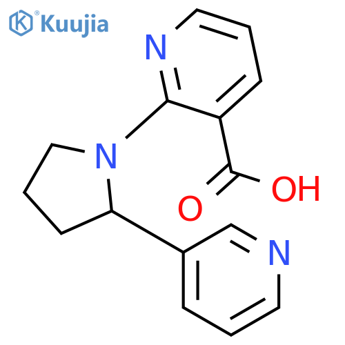 2-(2-PYRIDIN-3-YL-PYRROLIDIN-1-YL)-NICOTINIC ACID structure