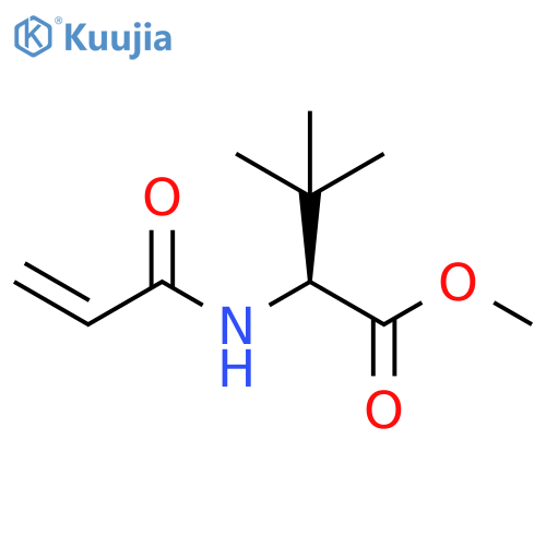 L-VALINE, 3-METHYL-N-(1-OXO-2-PROPEN-1-YL)-, METHYL ESTER structure