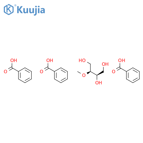 1,2,4-Butanetriol, 3-methoxy-, tribenzoate, (R*,S*)- structure