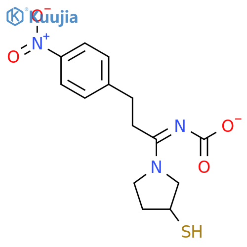 N-1-(3S)-3-Mercapto-1-pyrrolidinylethylidenecarbamic Acid (4-Nitrophenyl)methyl Ester structure