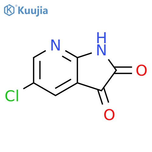5-Chloro-1H-pyrrolo[2,3-b]pyridine-2,3-dione structure