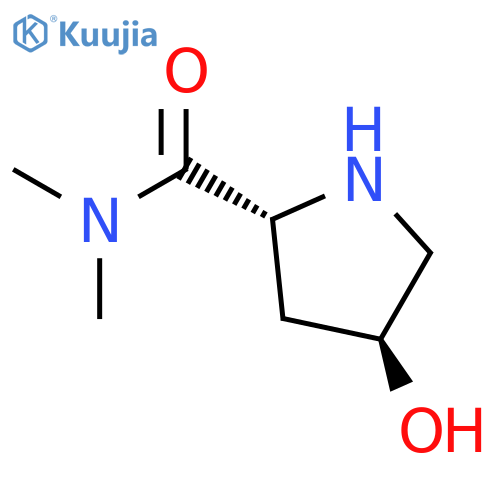 2-Pyrrolidinecarboxamide, 4-hydroxy-N,N-dimethyl-, (2R,4S)- structure