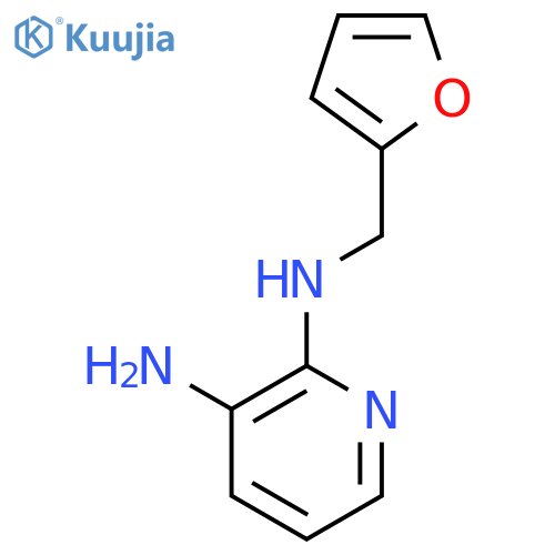 2,3-PYRIDINEDIAMINE, N2-(2-FURANYLMETHYL)- structure