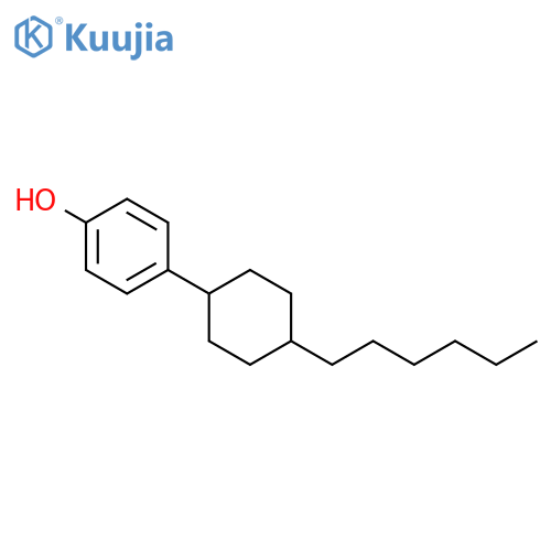 Phenol, 4-(trans-4-hexylcyclohexyl)- structure