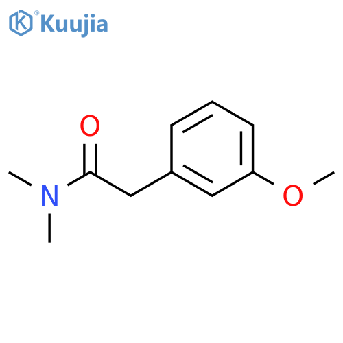 2-(3-Methoxy-phenyl)-N,N-dimethylacetamide structure