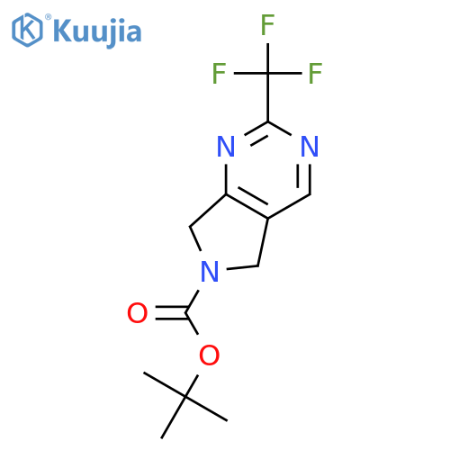 tert-Butyl 2-(trifluoromethyl)-5H-pyrrolo[3,4-d]pyrimidine-6(7H)-carboxylate structure