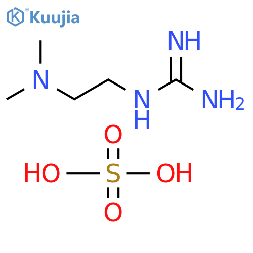 bis(1-[2-(dimethylamino)ethyl]guanidine), sulfuric acid structure