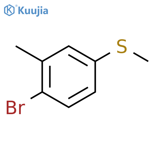 4-Bromo-3-methylthioanisole structure