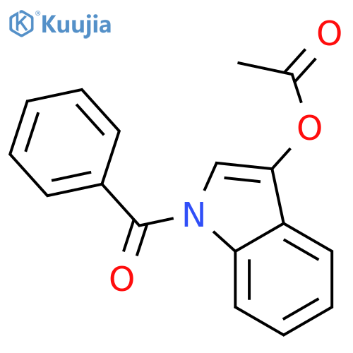 1H-Indol-3-ol; OH-form, O-Ac, N-benzoyl structure