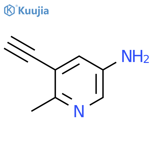 5-Ethynyl-6-methyl-pyridin-3-ylamine structure