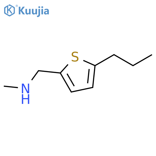 methyl(5-propylthiophen-2-yl)methylamine structure